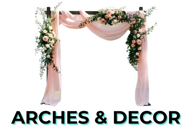 wedding arches and decor