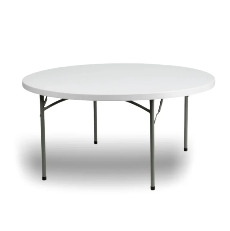 Round folding table Rental