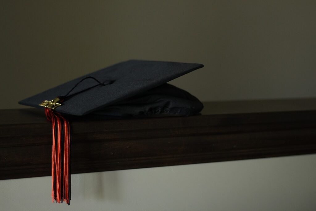 graduation, cap, hat