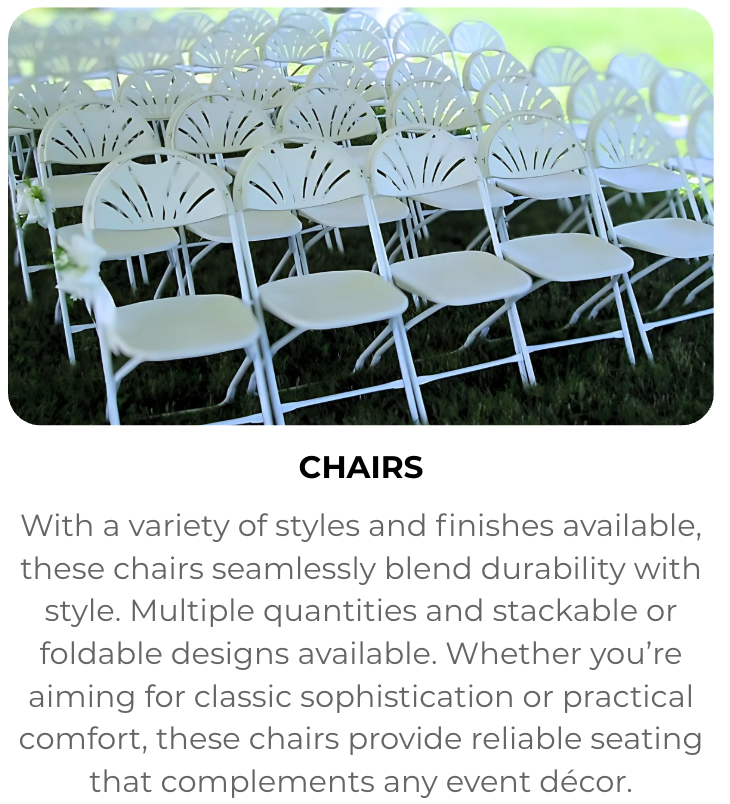 Chair Rentals