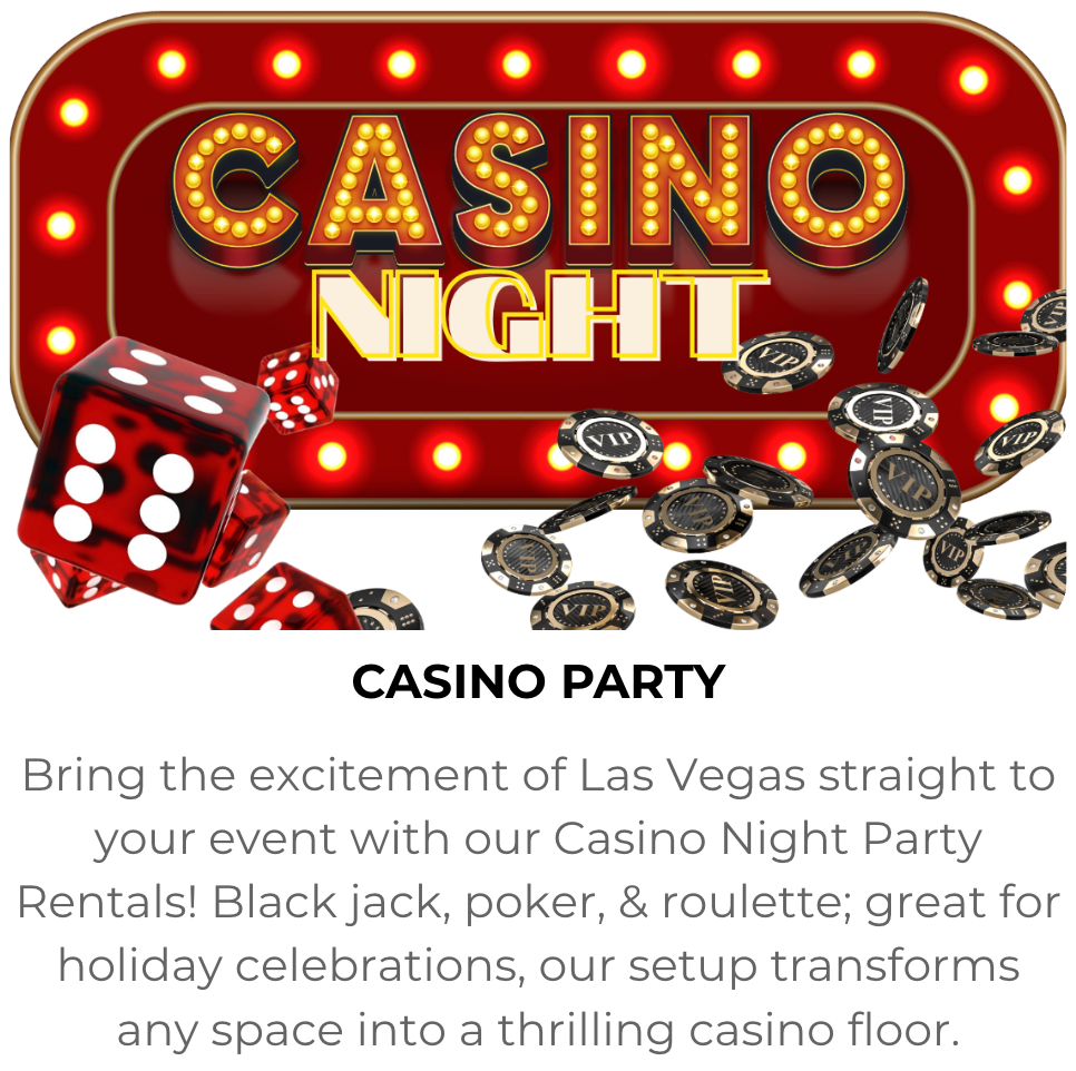 Casino party rentals