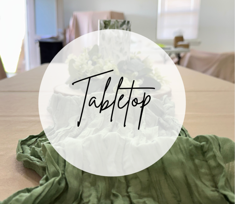 tabletop rentals