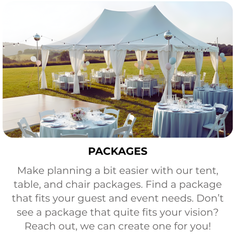 party rental packages