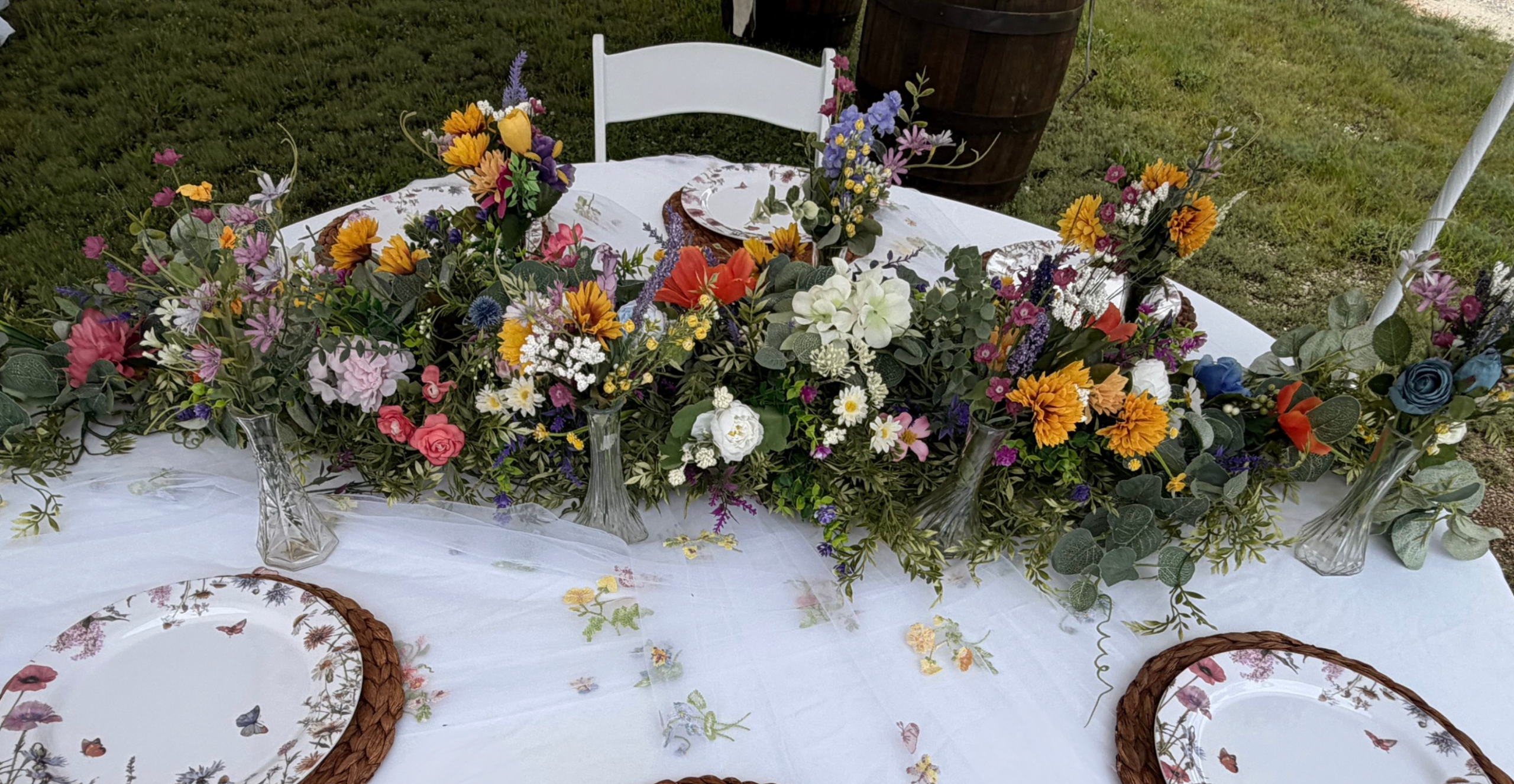 WIldflowers Theme event rentals